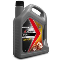 AKross МОТО 4Т 10W-30 SL 4л п/синт.