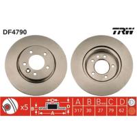 Диск тормозной передний TRW DF4790