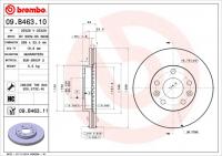 Диск тормозной передний BREMBO 09.B463.10
