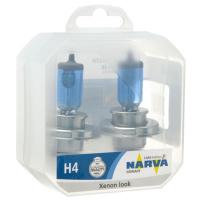 Лампа галогенная Narva Range Power White 12В H4 60/55Вт 2шт.