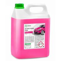 Автошампунь для б/мойки Grass Active Foam Pink активная пена 6кг