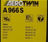 Комплект бескаркасных щёток Bosch Aerotwin A966S 600/530 мм 3397118966 - фото 2