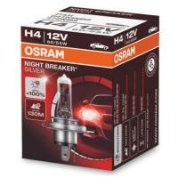 Лампа галогенная Osram Р43 100% Night Breaker Silver 12В H4 60/55Вт 64193NBS
