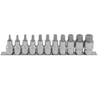 Набор головок Ombra со вставкой Hex 11 пр. 1/2" H4-H19 на планке 912211