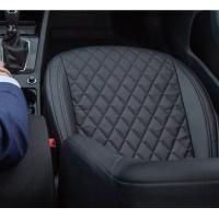 Автомобильные чехлы Seintex Toyota Camry 2012- Ромб черный экокожа 88955 - фото 4
