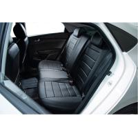 Автомобильные чехлы Seintex NISSAN PATHFINDER III черный экокожа 88693 - фото 3