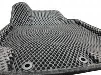 Коврики 3D Seintex EVA РОМБ Toyota LC 200 2007-12 черные комплект 95230 - фото 2
