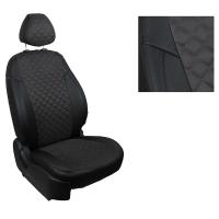 Автомобильные чехлы Seintex KIA OPTIMA 16-2/3,fleet Ромб Алькантара 96299
